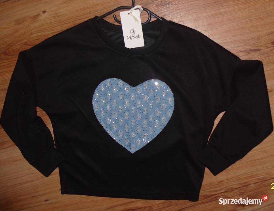MY wiosenna bluza STYLE z Sercem jeanscekiny r wielkopolskie Rawicz