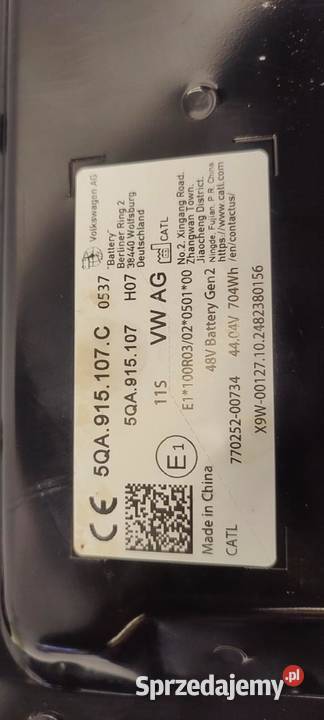 VW TAYRON AKUMULATOR BATERIA 5QA915107C