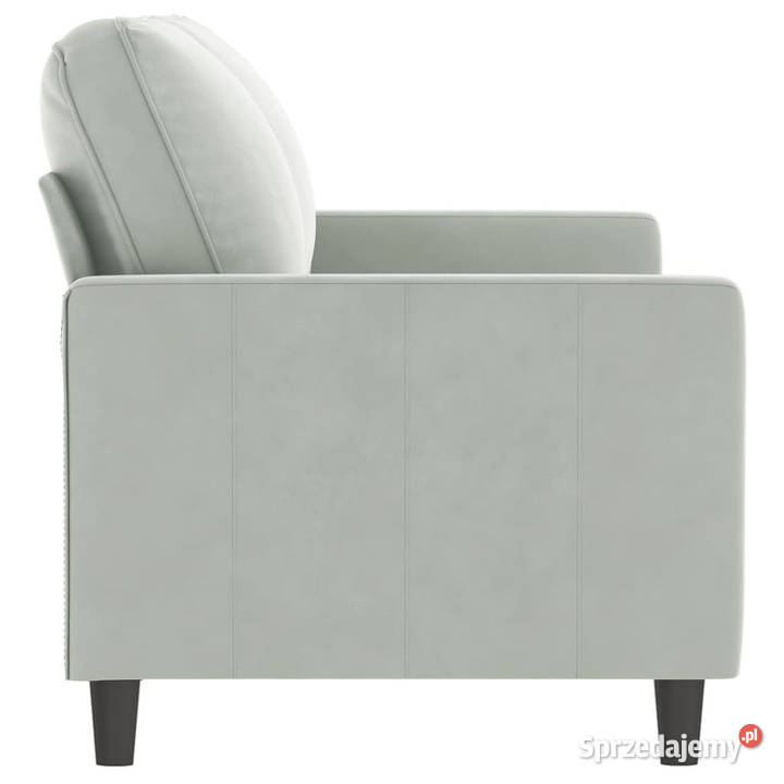 Sofa 2osobowa jasnoszara 140 tapicerowana Warszawa