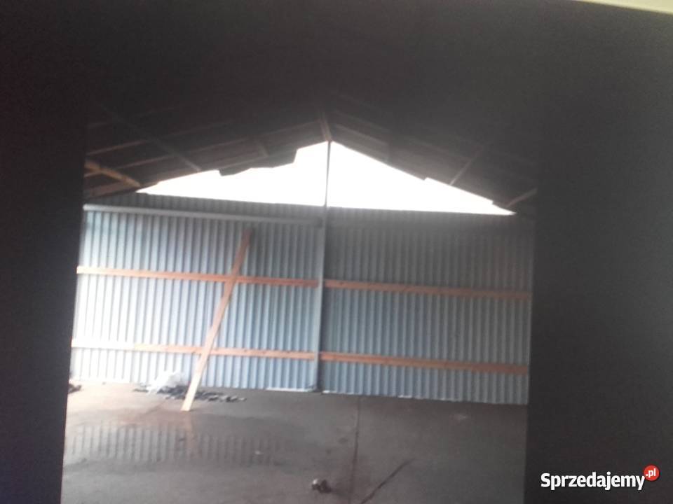 Hala magazynowa Dach blacha boki plandeka łódzkie Ksawerów sprzedam