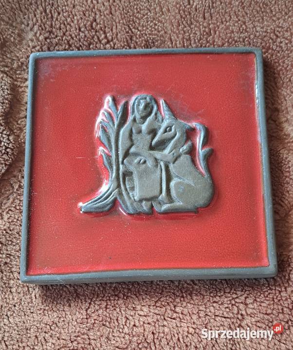 płytka gliniana ceramika z zawieszką Rękodzieło