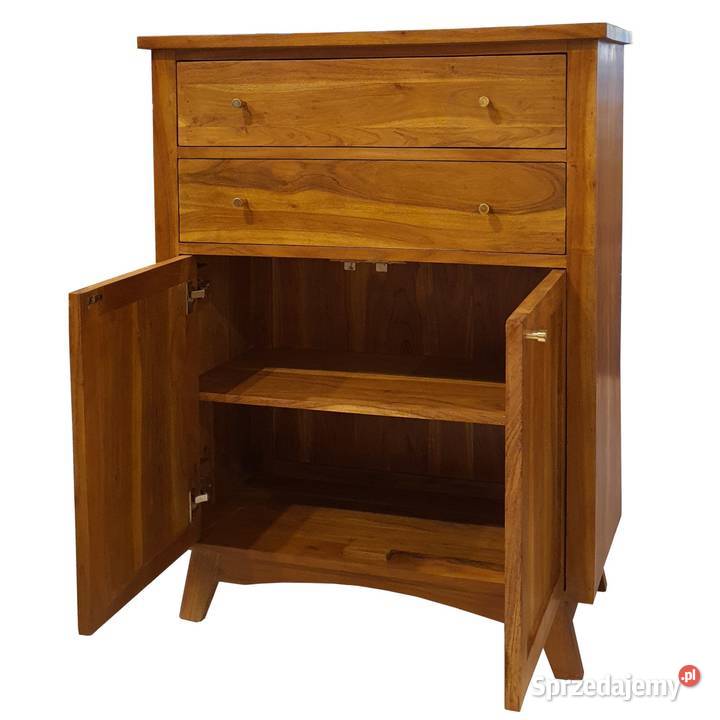 Komoda drewniana wysoka BONN 90 z szufladami i 40cm RTV Lublin