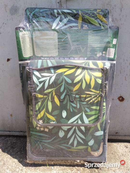 NAJTANIEJ Fotel Ogrodowy z Podnóżkiem Składany z Leżaki i leżanki Zabrze