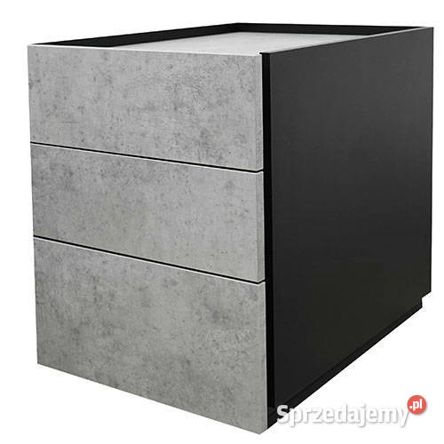 Kontenerek Saturn Beton 3 szuflady MebleKreator 66.7cm Biłgoraj