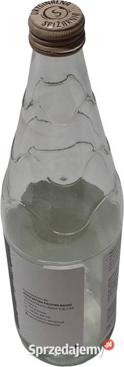 Szklana butelka 850ml 085l 82x29 Kreatywne szkło Czeladź