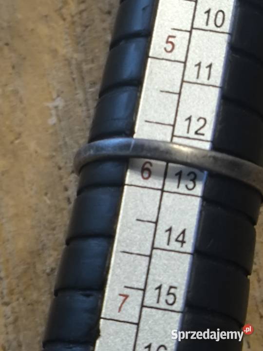 srebrny pierścionek muszla Avalone Vintage srebro Mysłowice