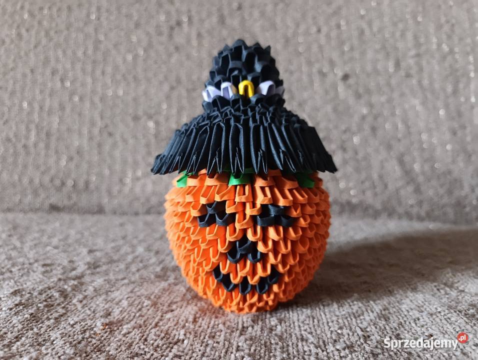 Dynia Halloween Origami Modułowe 3D Kwidzyn