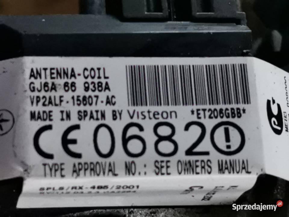 MAZDA 6 GG I STACYJKA KLUCZYK IMMO GJ6A66938A sprzedam