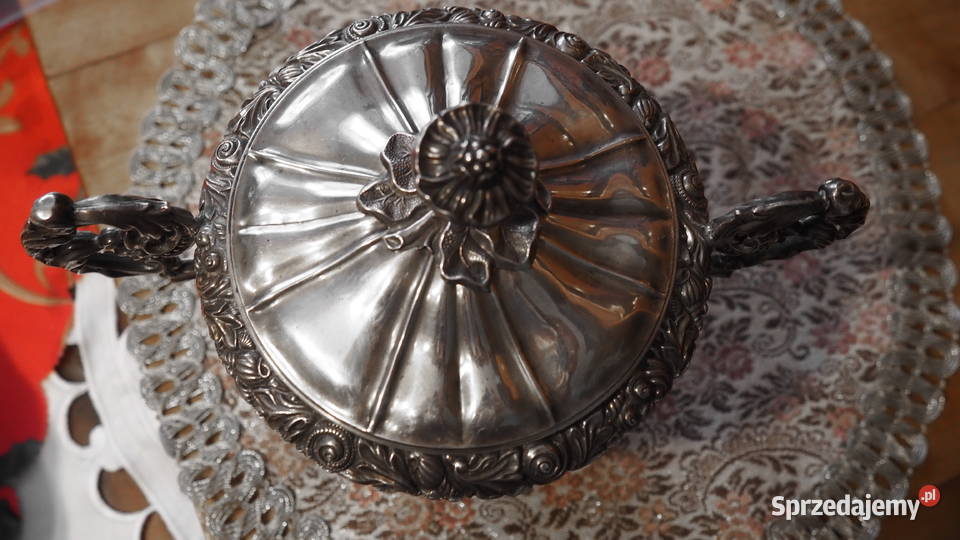 Cukiernica srebrna 950 Francja MFray XIX dolnośląskie Zgorzelec sprzedam