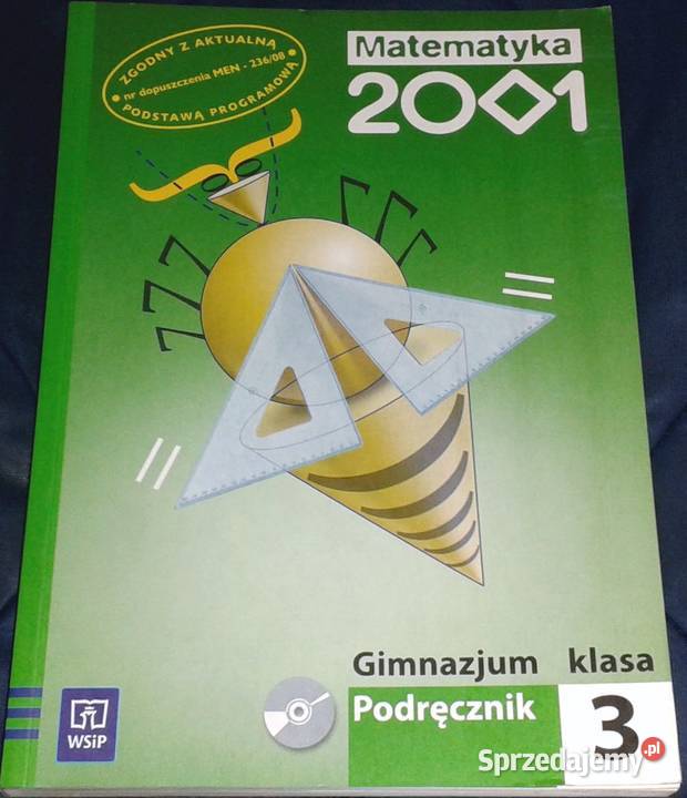Matematyka 2001 kl 3 Podręcznik z płytą CD Anna Chełm