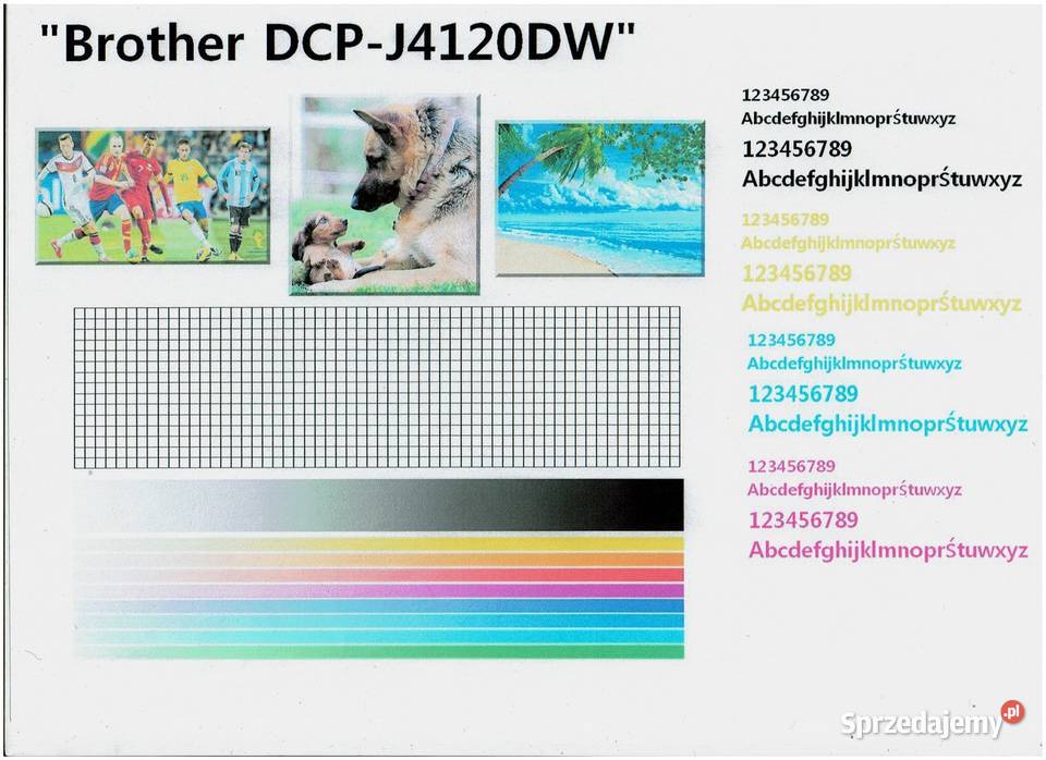 Atramentowa drukarka Brother DCPJ4120DW A4 A3 Szczecin sprzedam