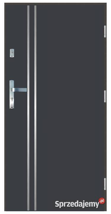 Drzwi wejściowe zewnętrzne 55 mm GADOT LA1 INOX sprzedam
