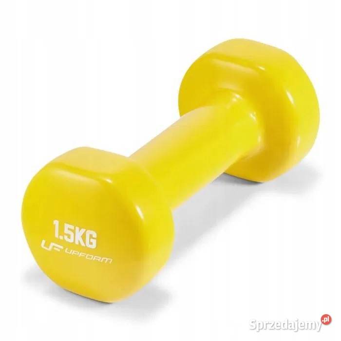 Zestaw Hantli Winylowych 2 x 15 Żółty POWRX Myszyniec