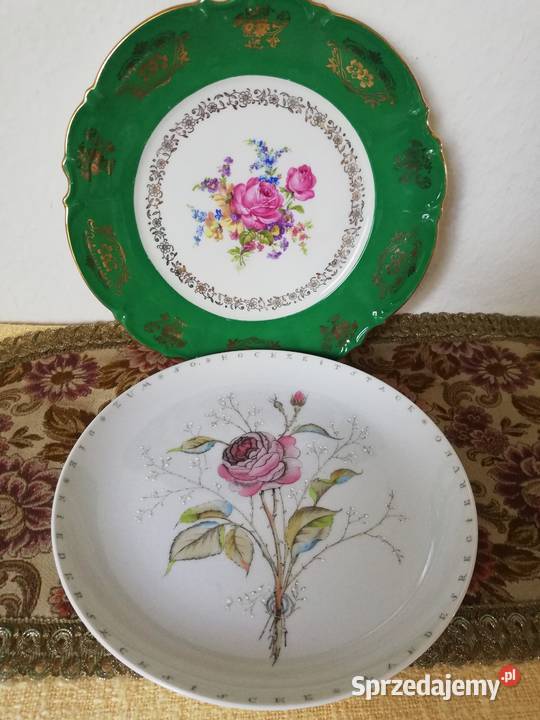 Talerz patera do powieszenia róża Gorlice