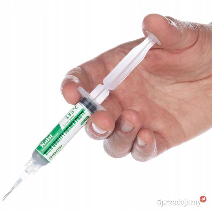 Zestaw Lutowniczy Flux 338 Cyna 183C 2x Tłoczek małopolskie Ludźmierz