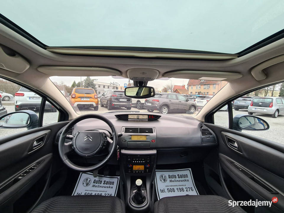 Citroen C4 SzklanyDach PDC Klimatronik Sensory C4 Wągrowiec