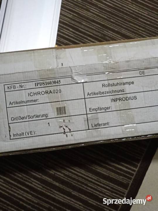 Rampa aluminiowa podjazdowa wózków inwalidzkich Radom