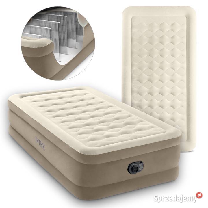 Materac Dmuchany Jednoosobowy Łóżko do Spania z 99cm Poznań sprzedam