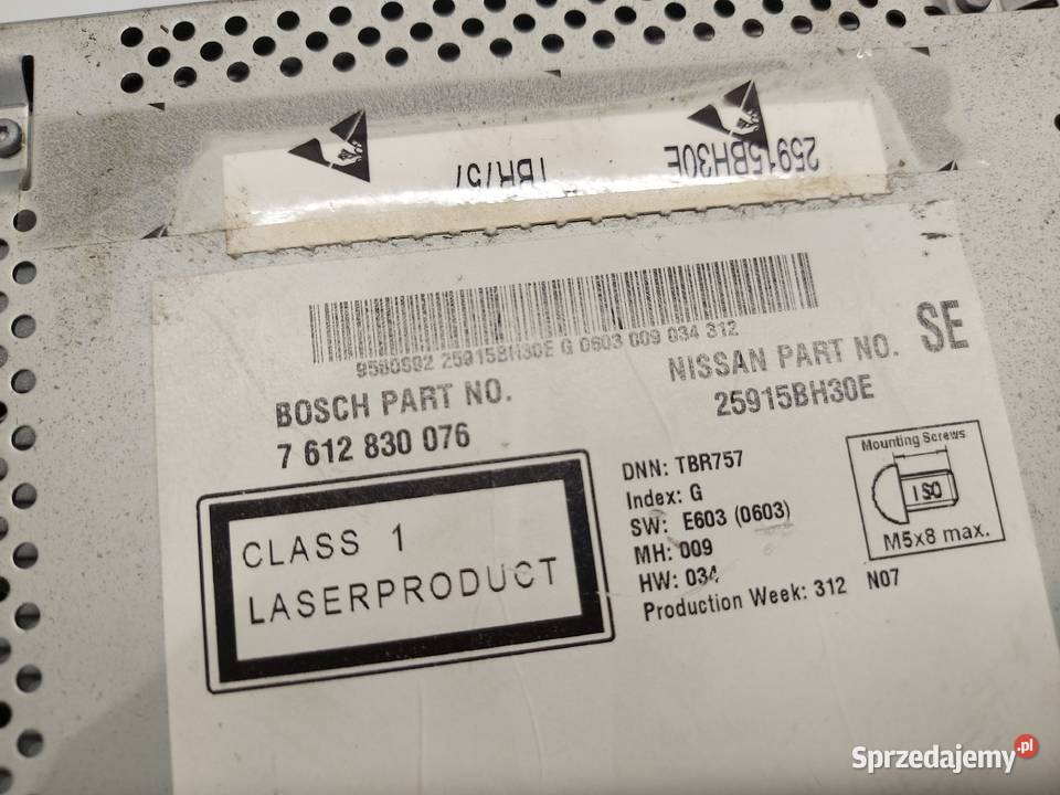 NISSAN QASHQAI J10 radio CD nawigacja 7612830076 osobowe Kielce