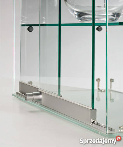 Gablota szklana z drzwiami witryna szklana meble Usługi dla firm Kielce