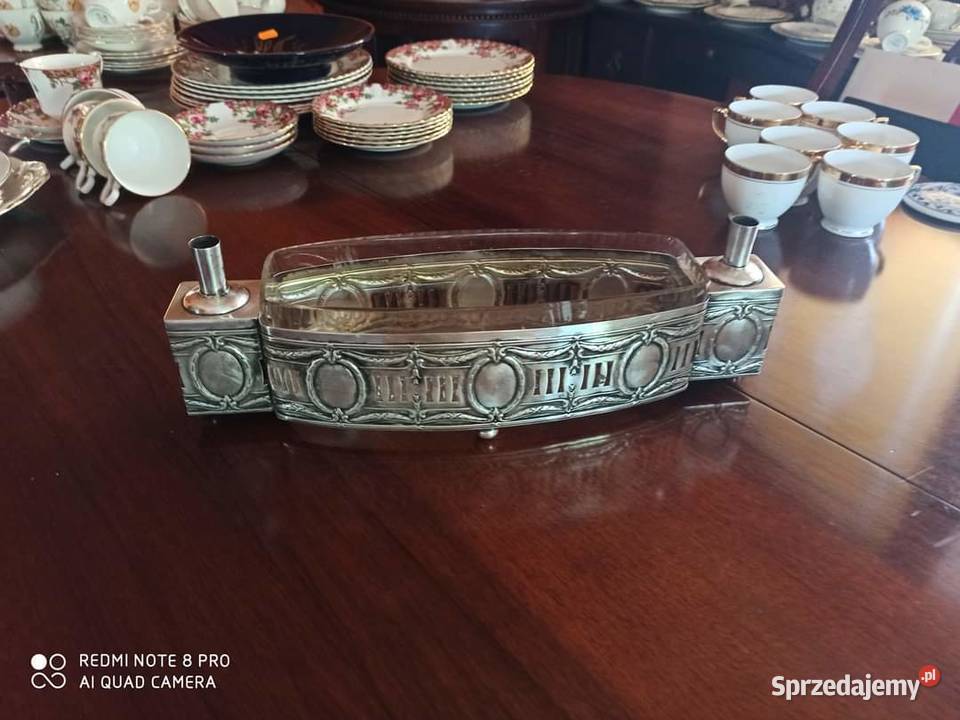 Żardinera Prostokątna Patera Plater i szkło Gdańsk