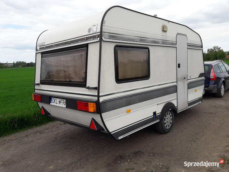 Przyczepa kepingowa Hobby 400 przedsionek Bogdańczowice sprzedam