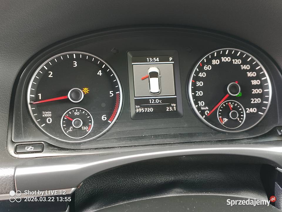 VW TOURAN 20TDI 2012r 170 DSG automat 7 osób 170KM Kłodzko
