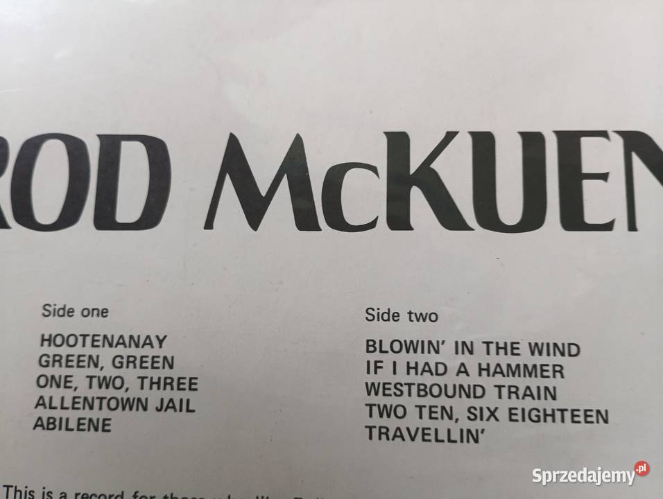 Rod McKuen Folk album 1971 Boulevard Records LP Puławy