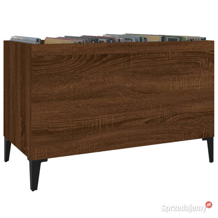 Szafka na płyty brązowy dąb 745x38x48 WM831972