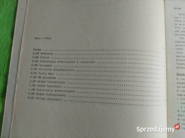 Katalog Norm Ursus C360 Pozostałe Lublin sprzedam