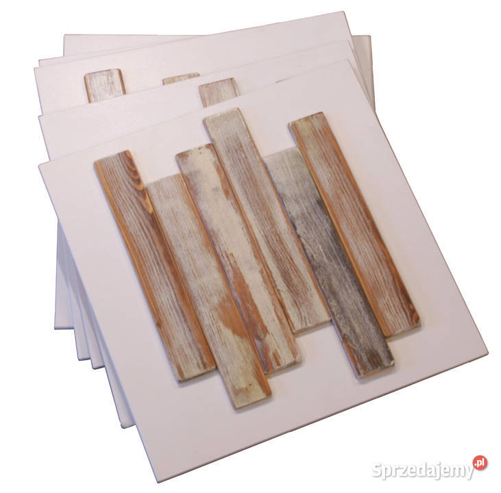 Panele ścienne naturalne drewno na MDF 50x50 Warszawa