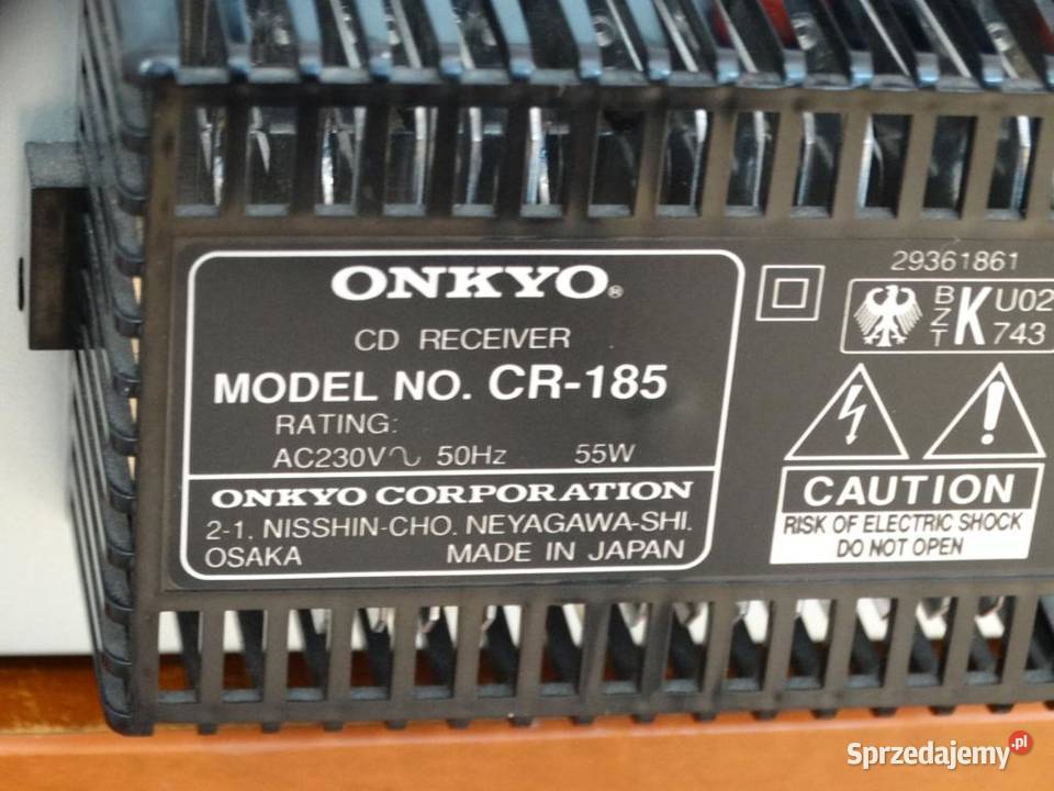 Amplituner Onkyo CR185pilot WYSYŁKA Audio Jasło