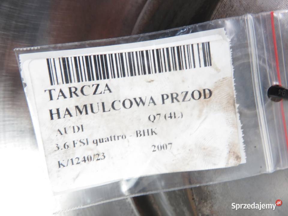 TARCZE HAMULCOWE PRZÓD AUDI Q7 350MM