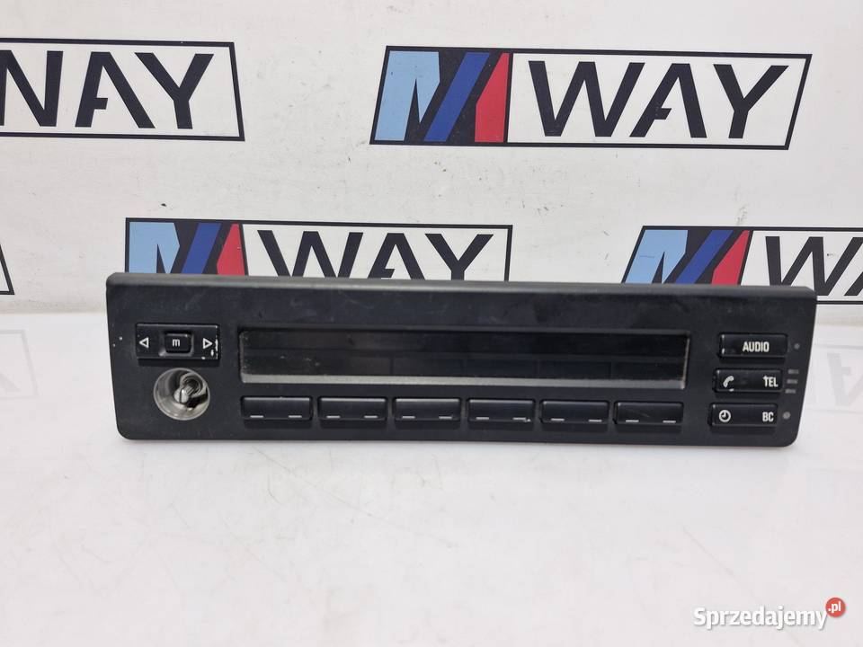 BMW 5 E39 PANEL WYŚWIETLACZ RADIA 6909141 Panele sterowania, przełączniki