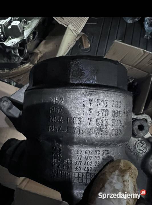PODSTAWA FILTRA OLEJU Z CHŁODNICZKĄ BMW N20 łódzkie Łódź