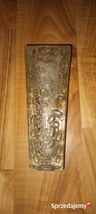 Ciężki wazon z Huty Szkła Hortensja dolnośląskie sprzedam