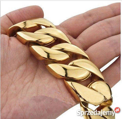 Złota bransoletkabransoleta męska oryginalna Ostrzeszów