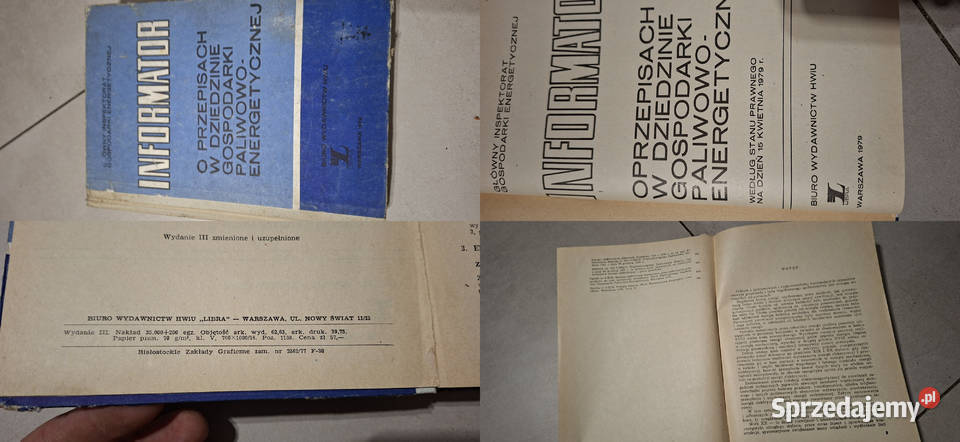 Rzadkie III wydanie Informatora przepisy Łęczyca