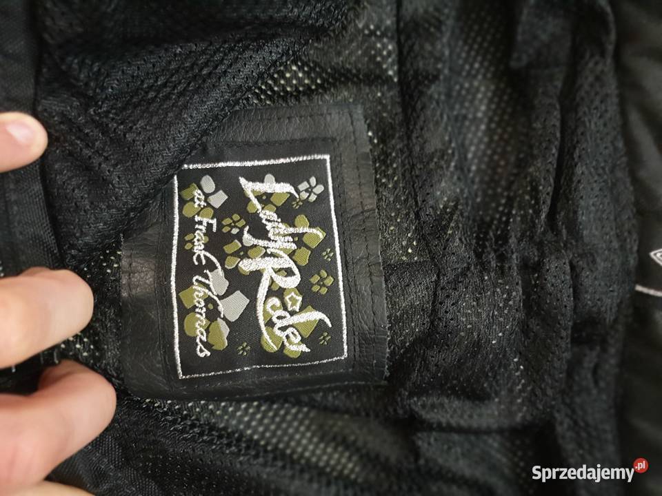 Skorzane Damskie spodnie motocyklowe Frank Tajęcina