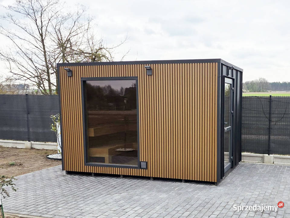 SAUNA OGRODOWA MODERN LUX 330 z przeszkleniem Głogów sprzedam