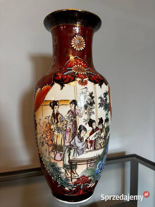 Wazon dzbanek wazonik malowany Siedlisko