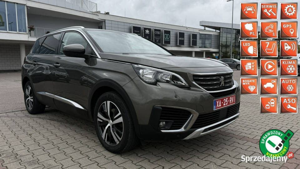 Peugeot 5008 15 blu hdi 130 Automat 7 os Ledy Gdańsk