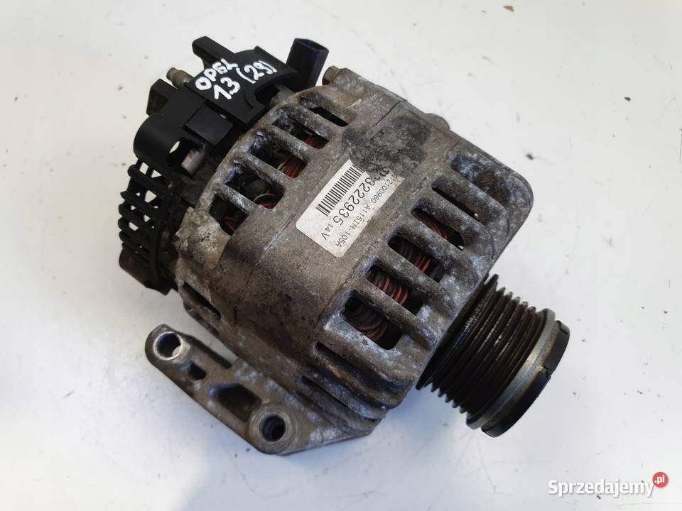 Opel Corsa D 13 CDTI ALTERNATOR 13222935 105A Układ elektryczny silnika lubelskie Janów