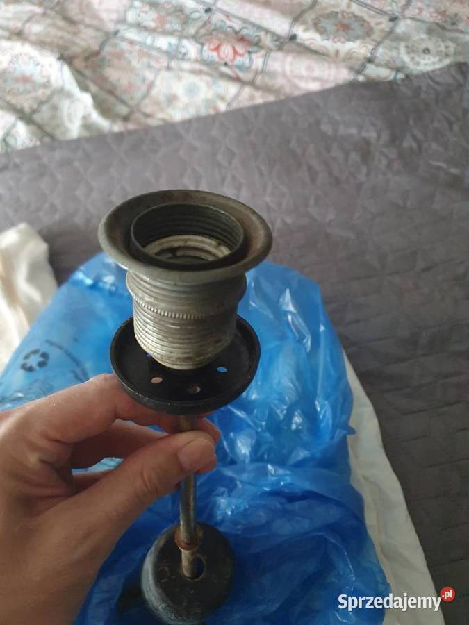 Sztyca uchwyt do lampy retro stary mocowanie