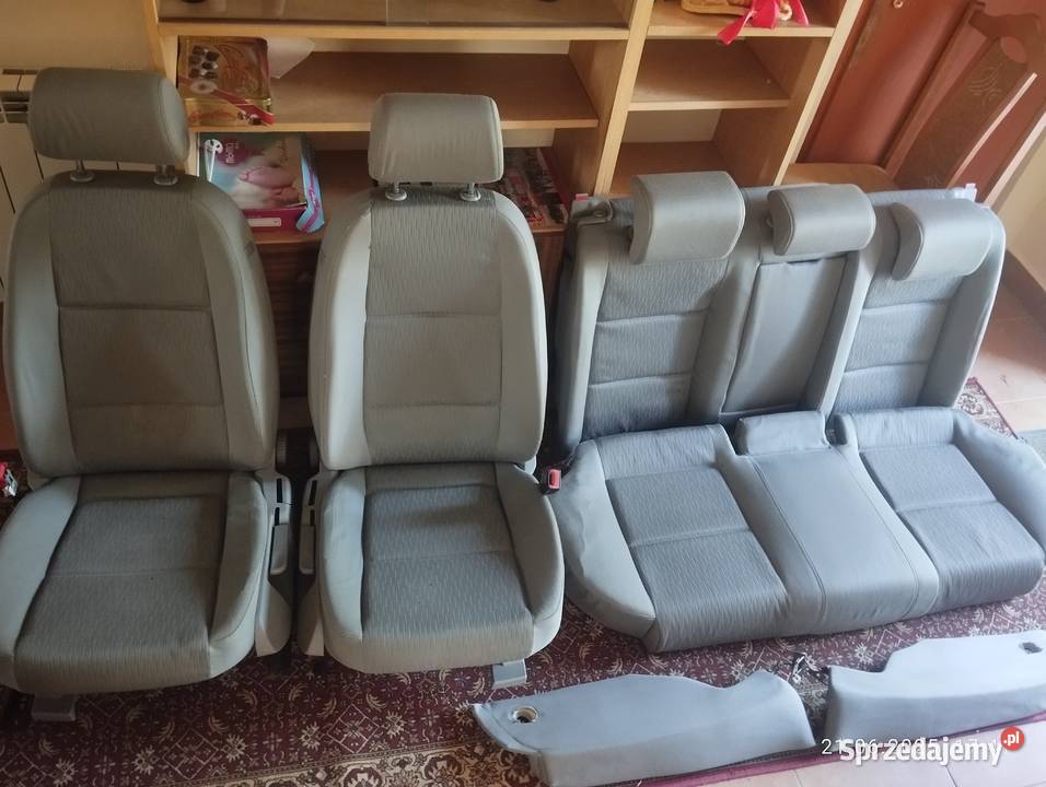 Fotele Audi A4 B7 komplet szare zadbane podkarpackie Krosno sprzedam