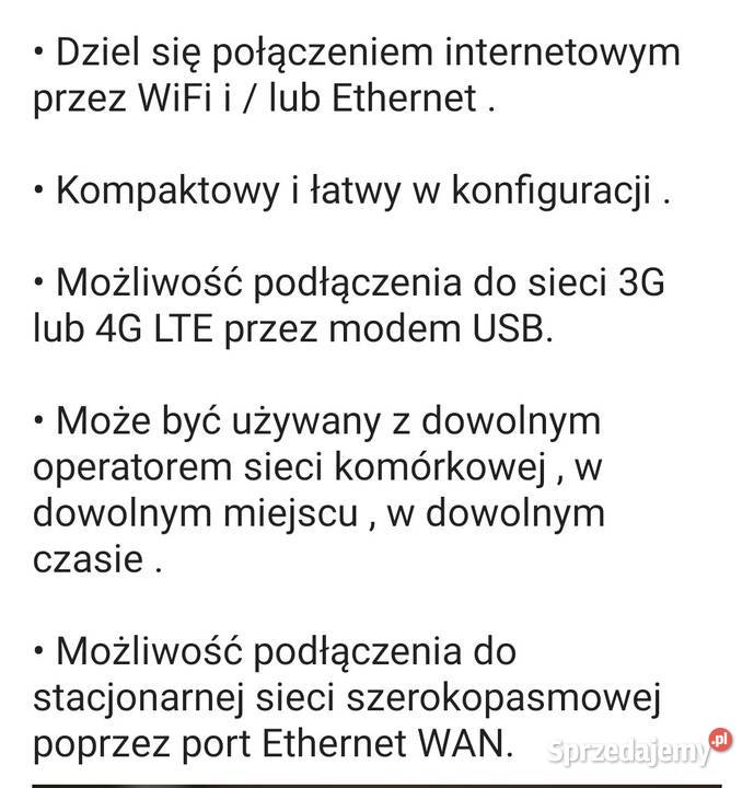 Router wifi na kartę SIMDovado Łódź