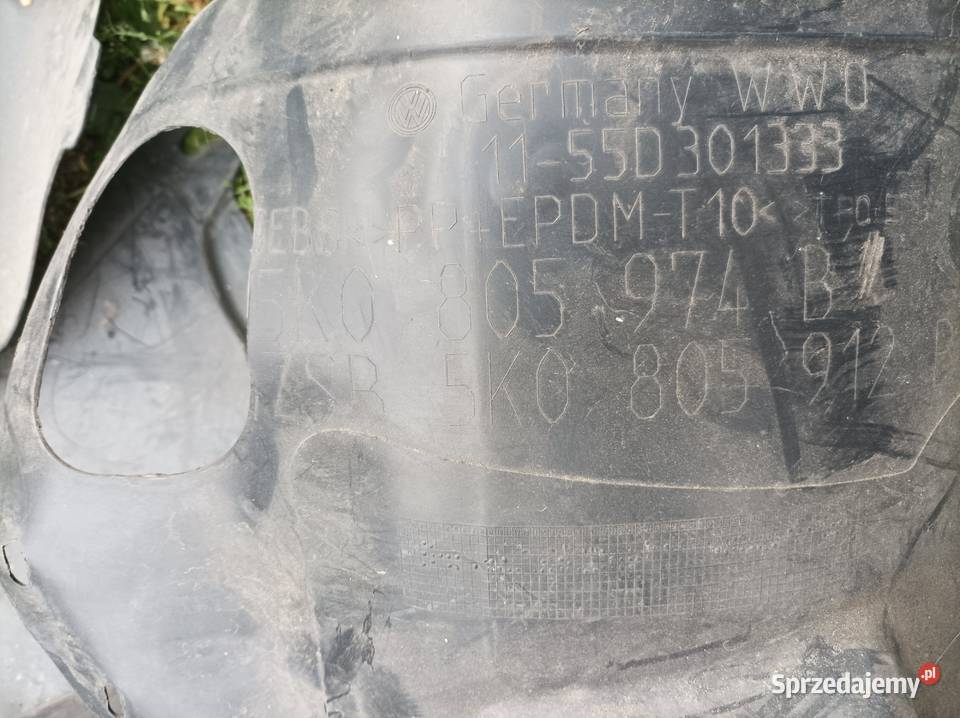 VW Golf VI nadkola komplet LP nadkola sprzedam