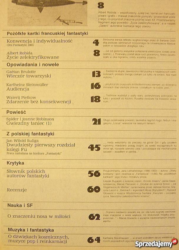 FANTASTYKA 1986 10 49 MIESIĘCZNIK Piła