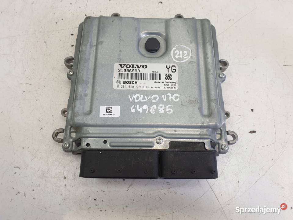 Volvo XC60 20 D3 STEROWNIK SILNIKA 0281018414 osobowe Chełm
