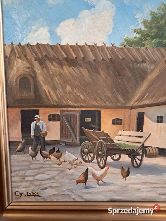 Obraz olejny na płótnie Nowy Dwór Gdański